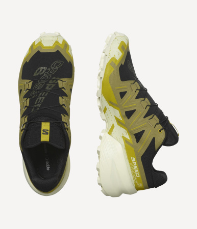 Кроссовки SPEEDCROSS 6 (RU 45 UK 11 USm 11.5 СМ 29; black/cress green/transparent yellow)